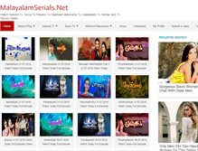 Tablet Screenshot of malayalamserials.net